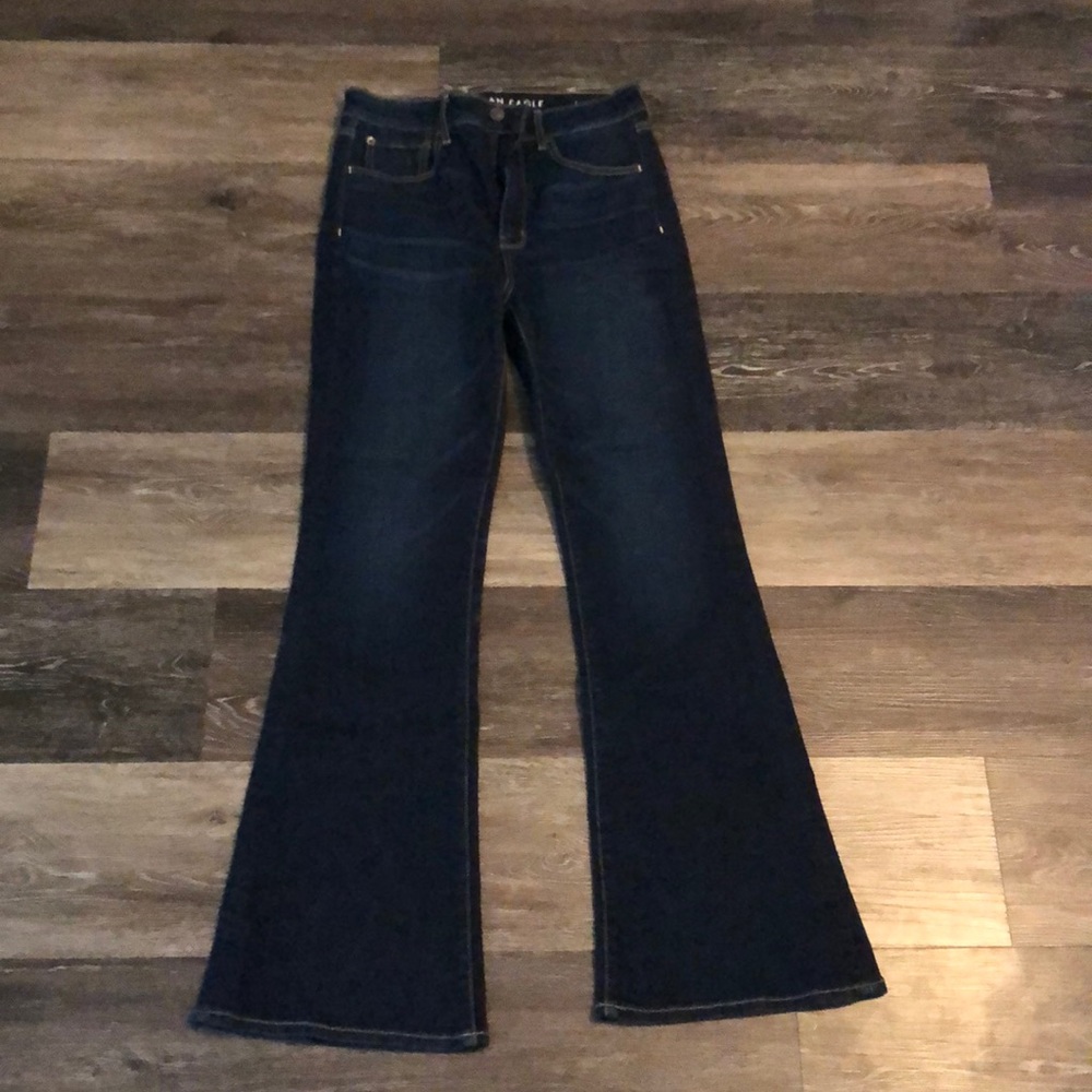 American Eagle Highest Rise Flare Jeans.